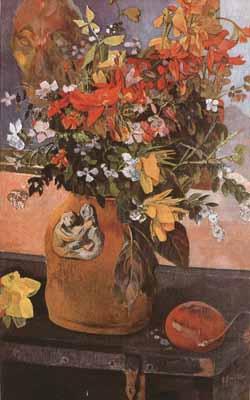 Still life with flowers (mk07), Paul Gauguin
